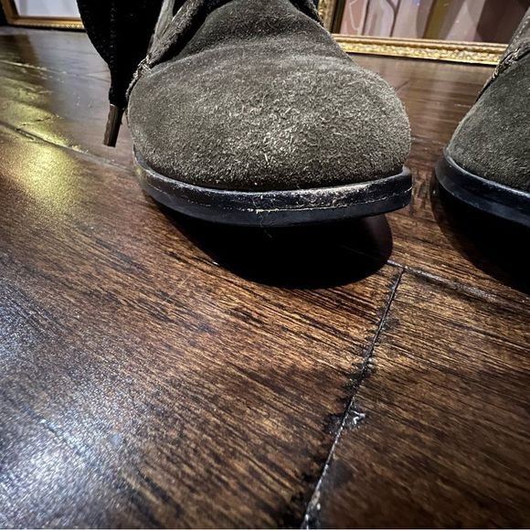 Kate Spade Raquel Suede Lace-Up Booties S : 6 Olive Green - Picture 9 of 16